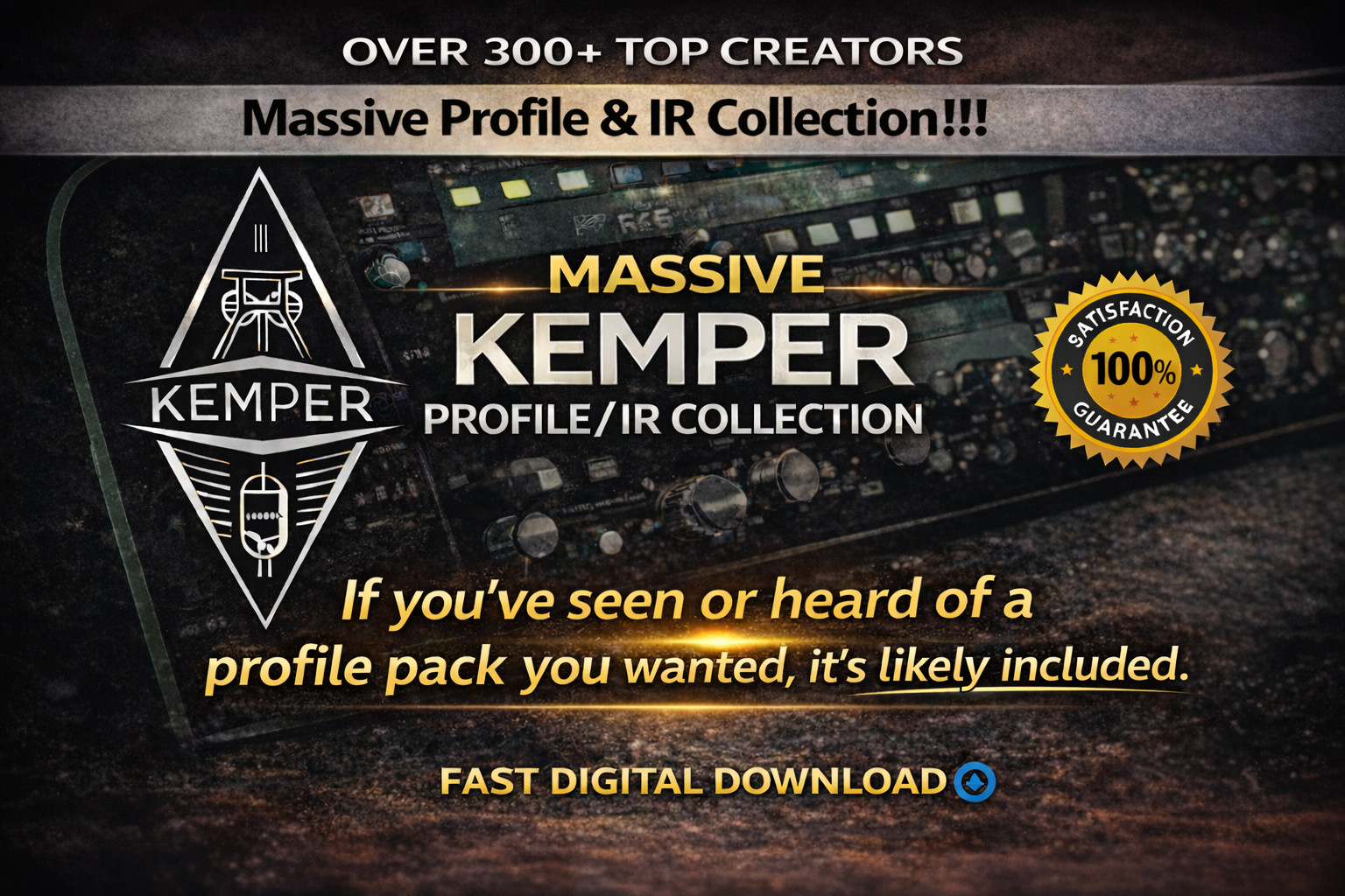 Kemper Profiles & IRs Massive Collection | 300+ Top Creators | Fast Download