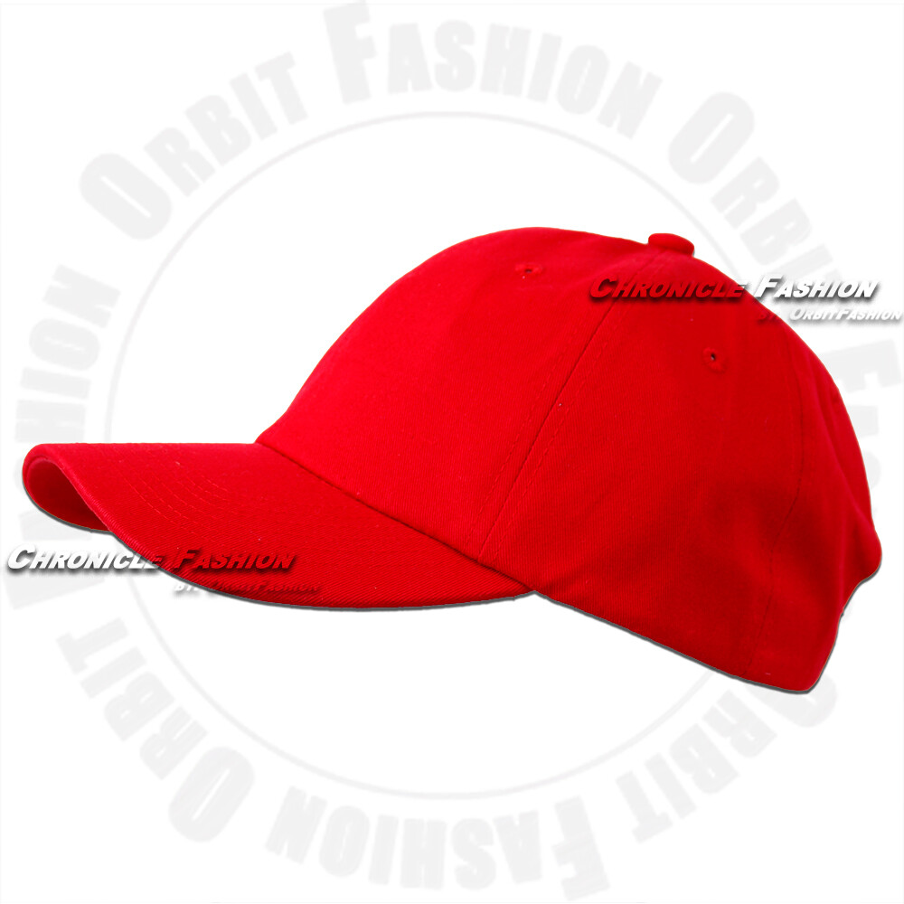 Cotton Baseball Cap Washed Adjustable Hat Polo Style Plain Solid Blank Dad Men