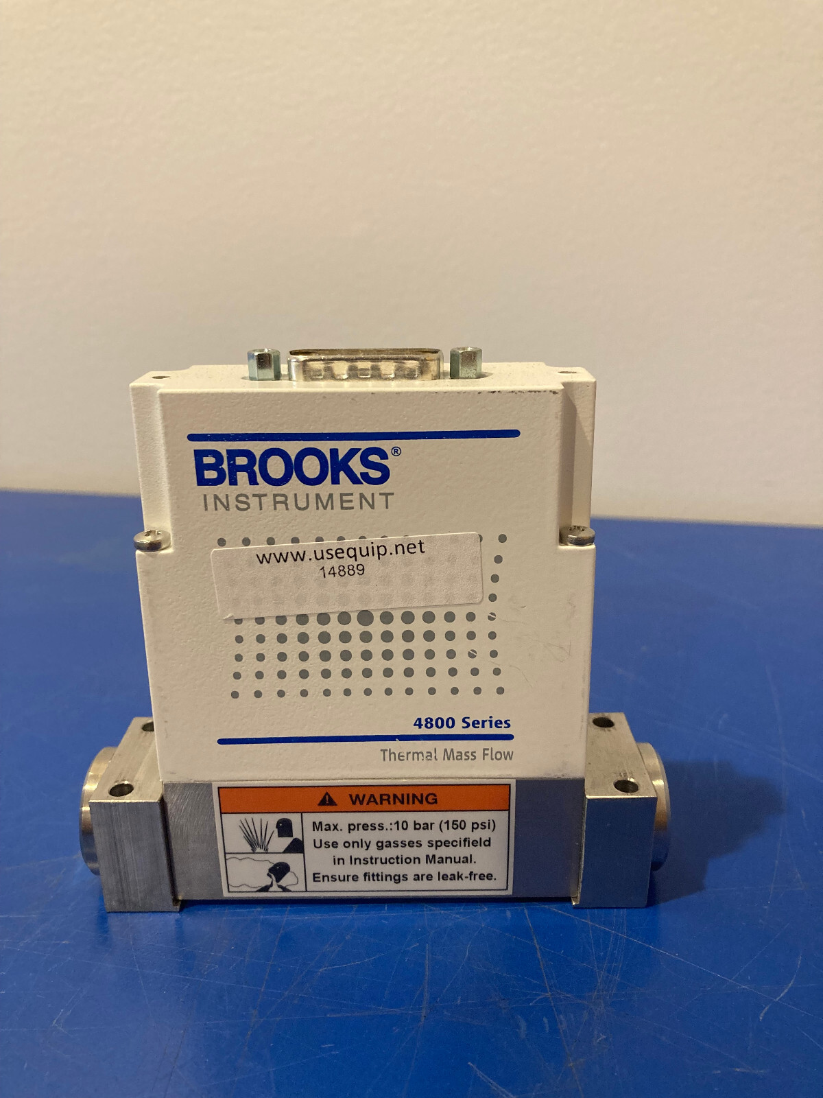 14889 BROOKS INSTRUMENT 4800 series 4850ABC2S1B1K4C104A thermal mass flow