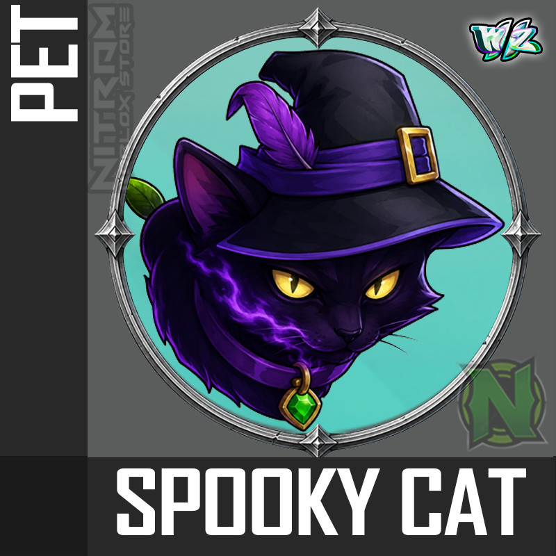 World Zero WZ - PET with PERFECT PERKS - SPOOKY CAT