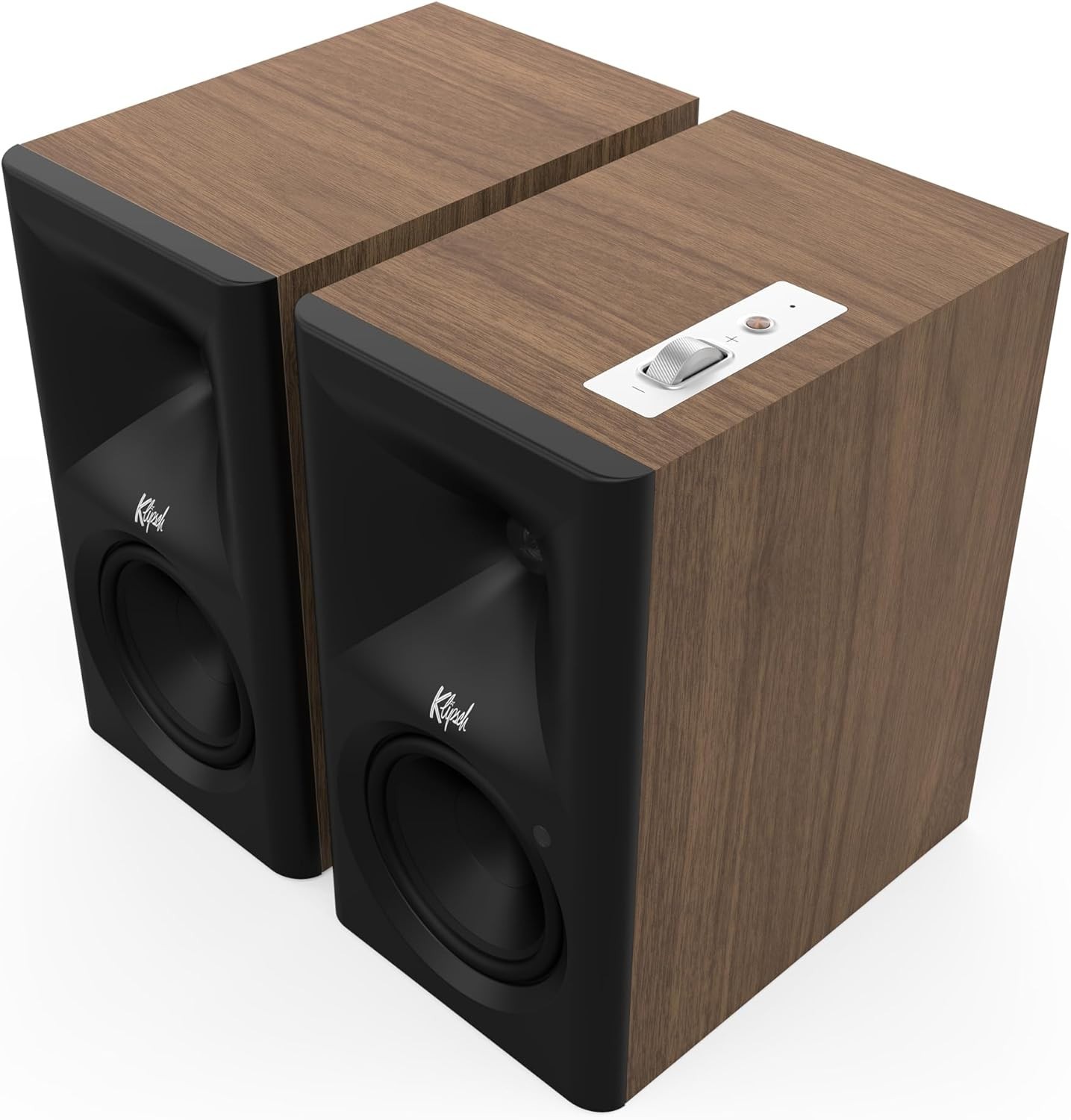 Klipsch The Fives II Dolby Atmos 5.25" Powered Speakers - Walnut (Pair)