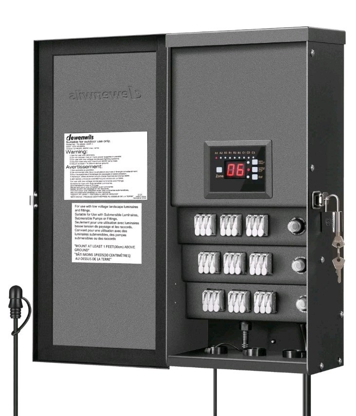 DEWENWILS 900W Low Voltage Landscape Transformer, Landscape Lighting Transformer