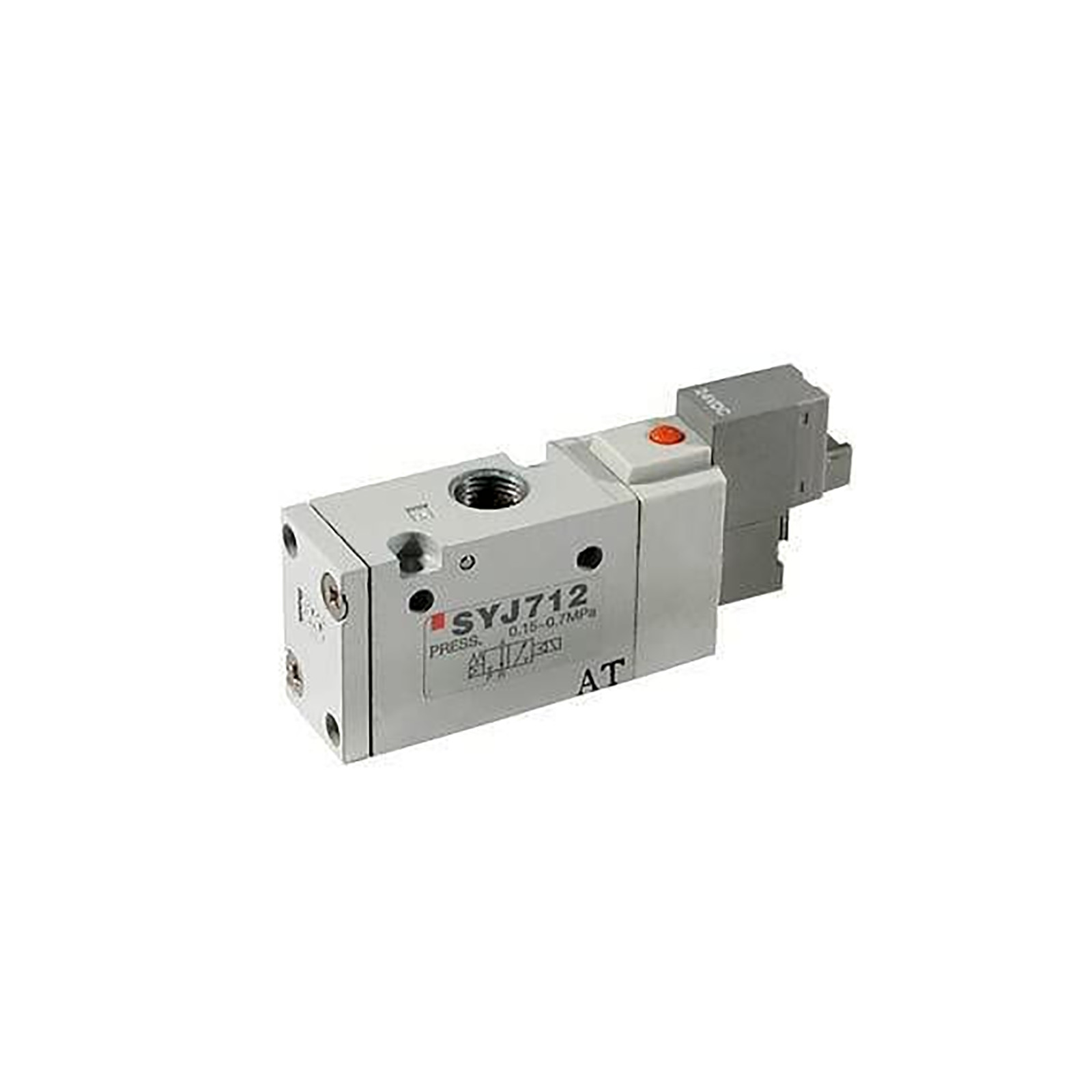 SMC SYJ712-5LOZ-01 Air Control Valve 4-Way, 1 Solenoid
