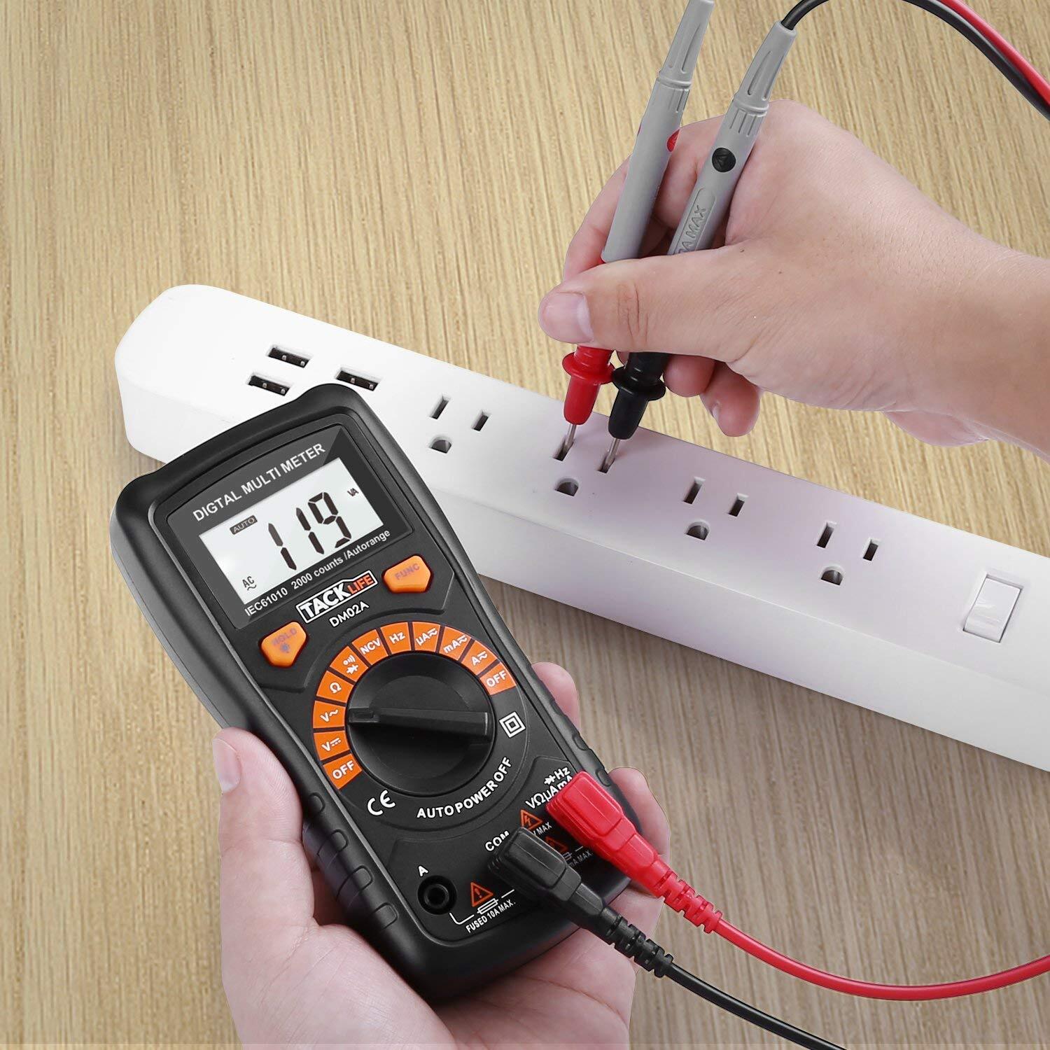 2 Pcs Professional Multimeter Test Leads 1000V 20A Digital Multi Tester Probes