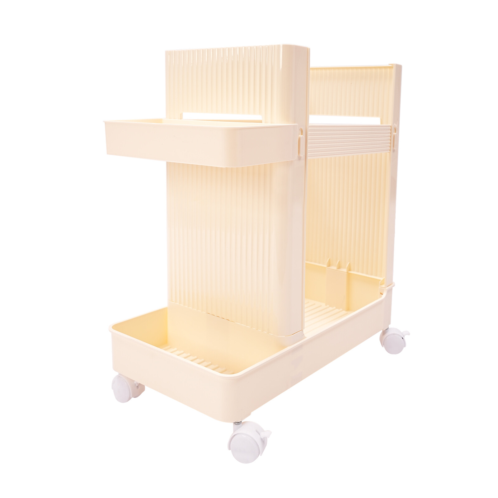 Multi-Functional Rolling Storage Rack with Wheels for Workout Equipment