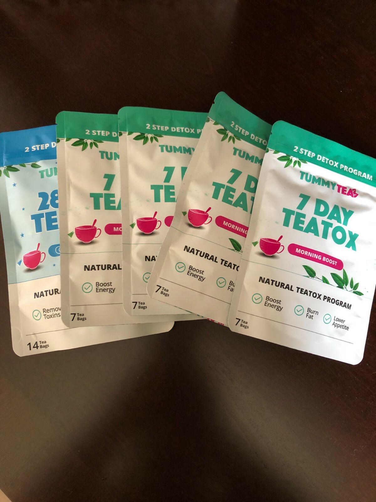 Detox tea 28 day, 42 bags, 100% natural cleanse blended in the USA