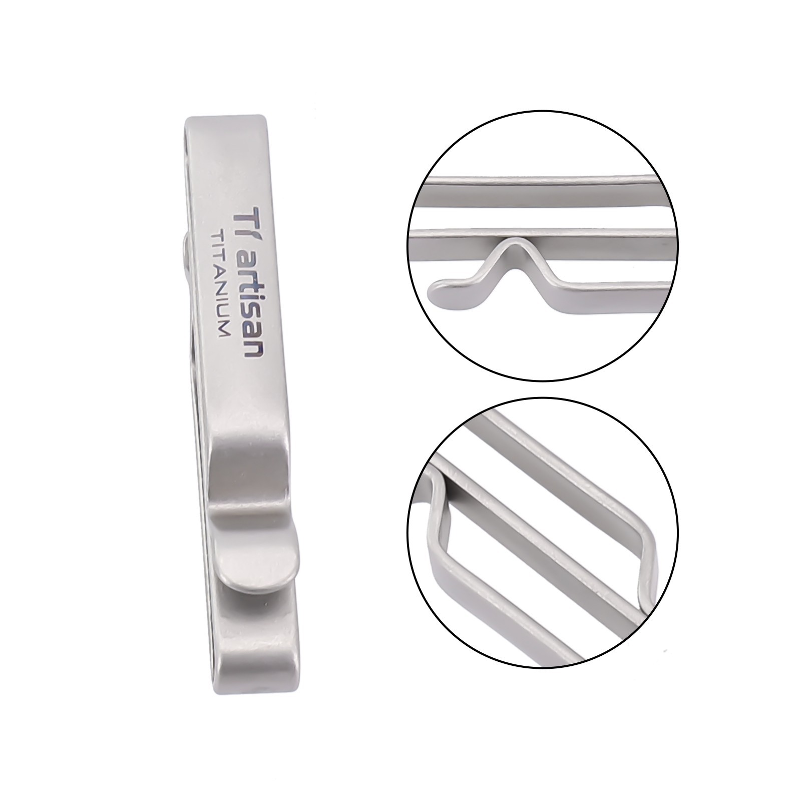 Practical Titanium Keychain Key Ring Holder Rust Resistant and Sturdy Material