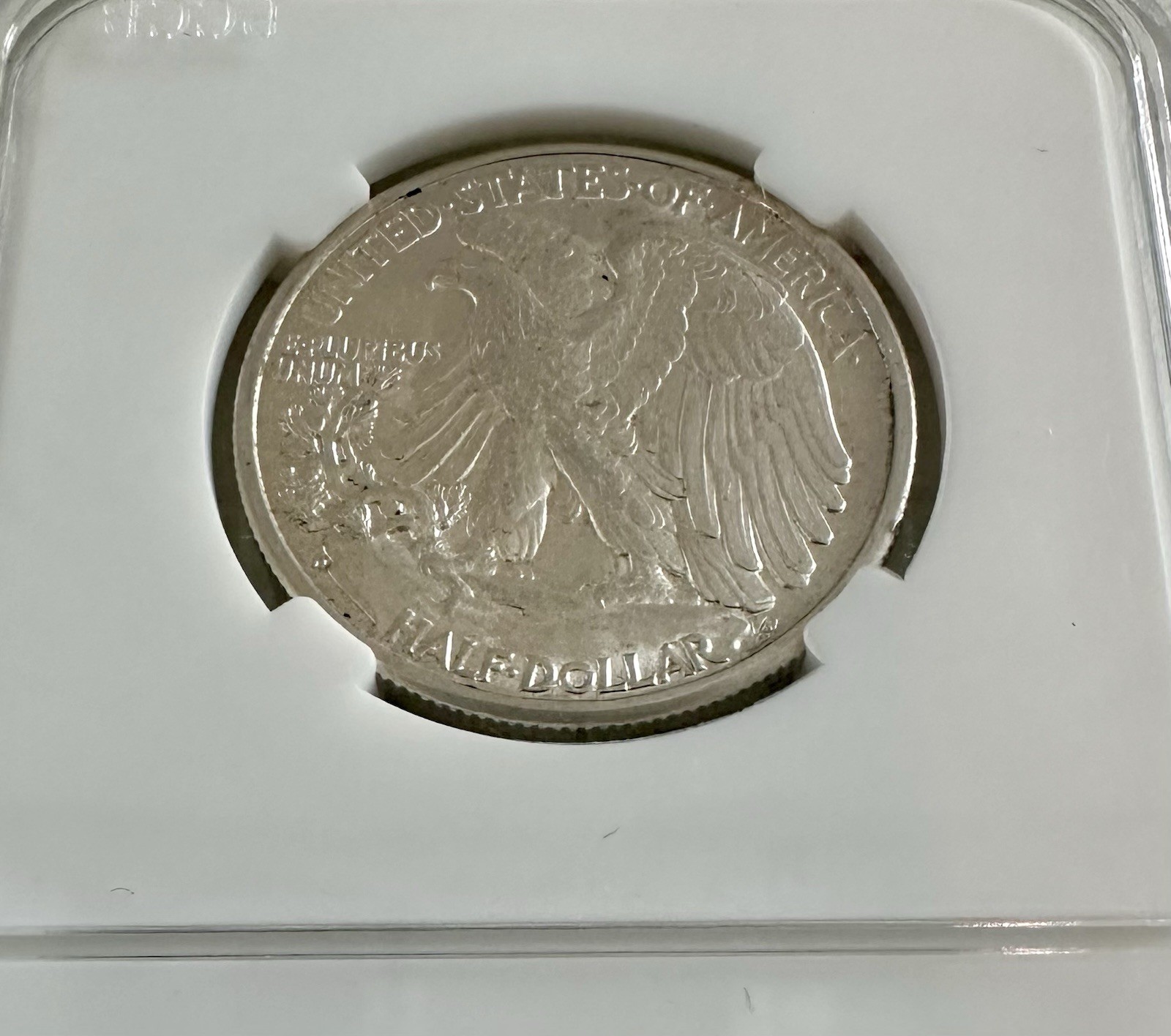 1944 Walking Liberty Half Dollar. Very fine grade.