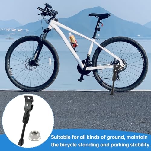 Bike Kickstand, Aluminum Alloy Bicycl-e Kickstand for 16 Inch Wheel Kickstand
