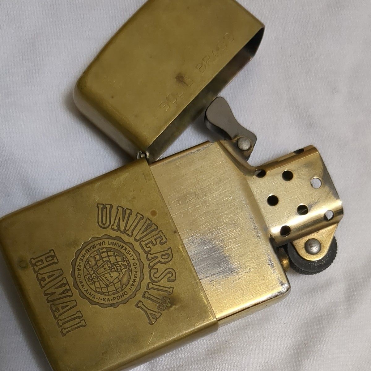 Zippo lighter items Zippo 1932 1990 Solid Brass Hawaii