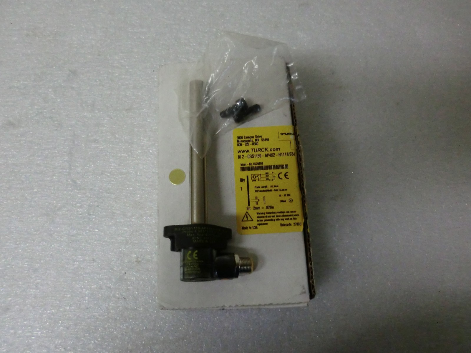 New! Turck RS Series Cylinder Position Sensors BI2 CRS1159-AP4X2-H1141/S34