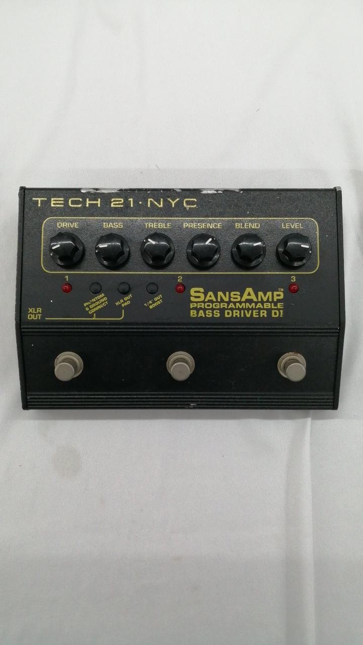 Tech21 Sans Effect Pedal for Bass Preamp, Used