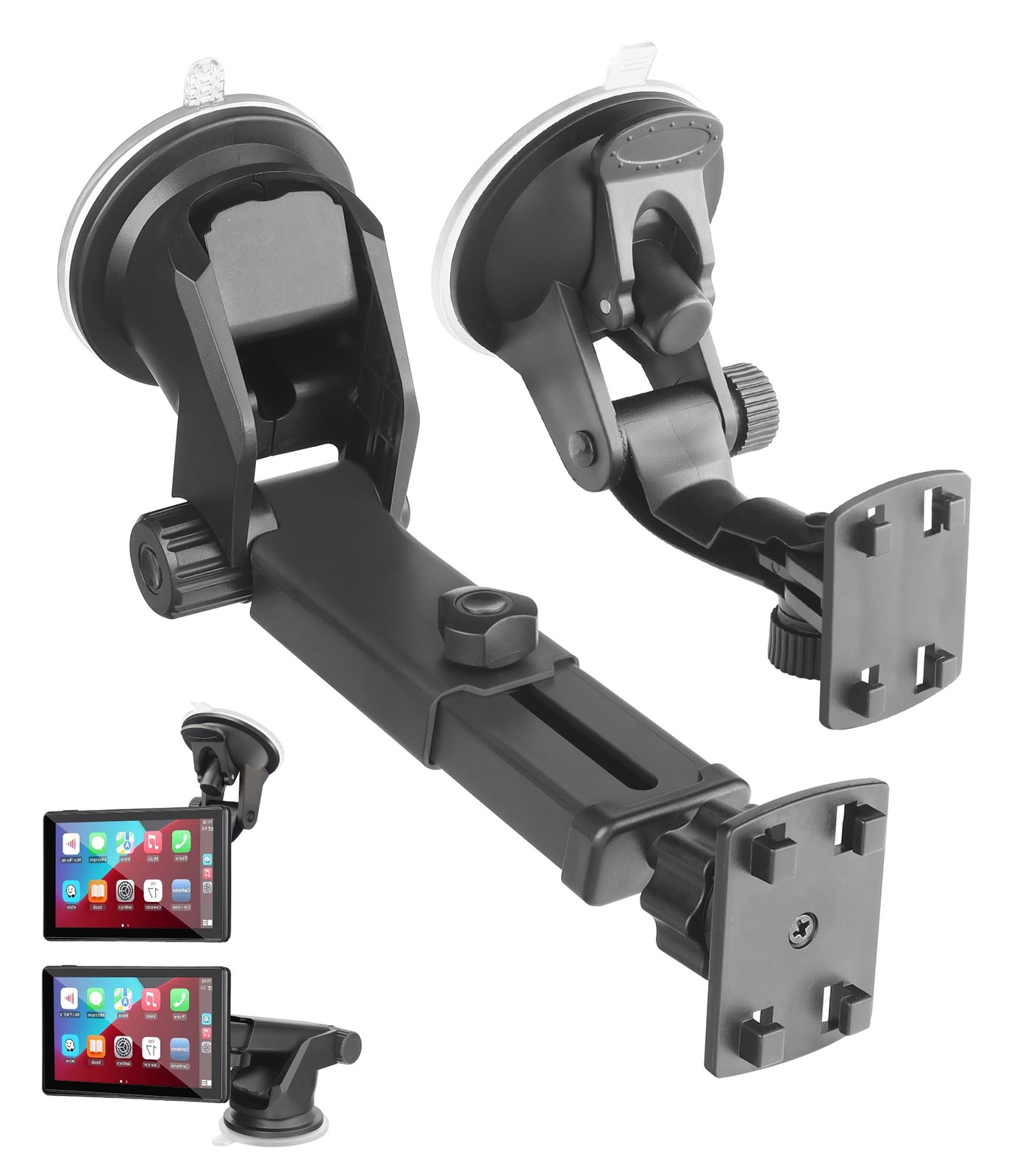 2 Carplay Mount, Carplay Screen Mount for Carpuride,2 Car Play Monitor Stand