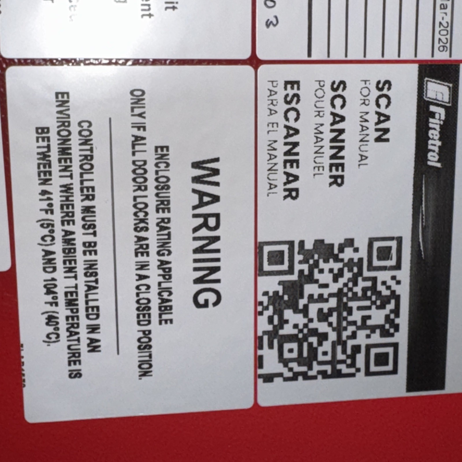 firetrol FTA990-M125B Fire Pump Controller Disconnect 125HP 3PH