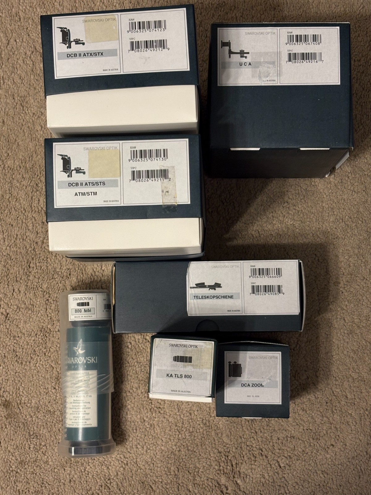 Swarovski Optik Lot NOS UCA DCB II ATS STS ATX STX DCA Zoom