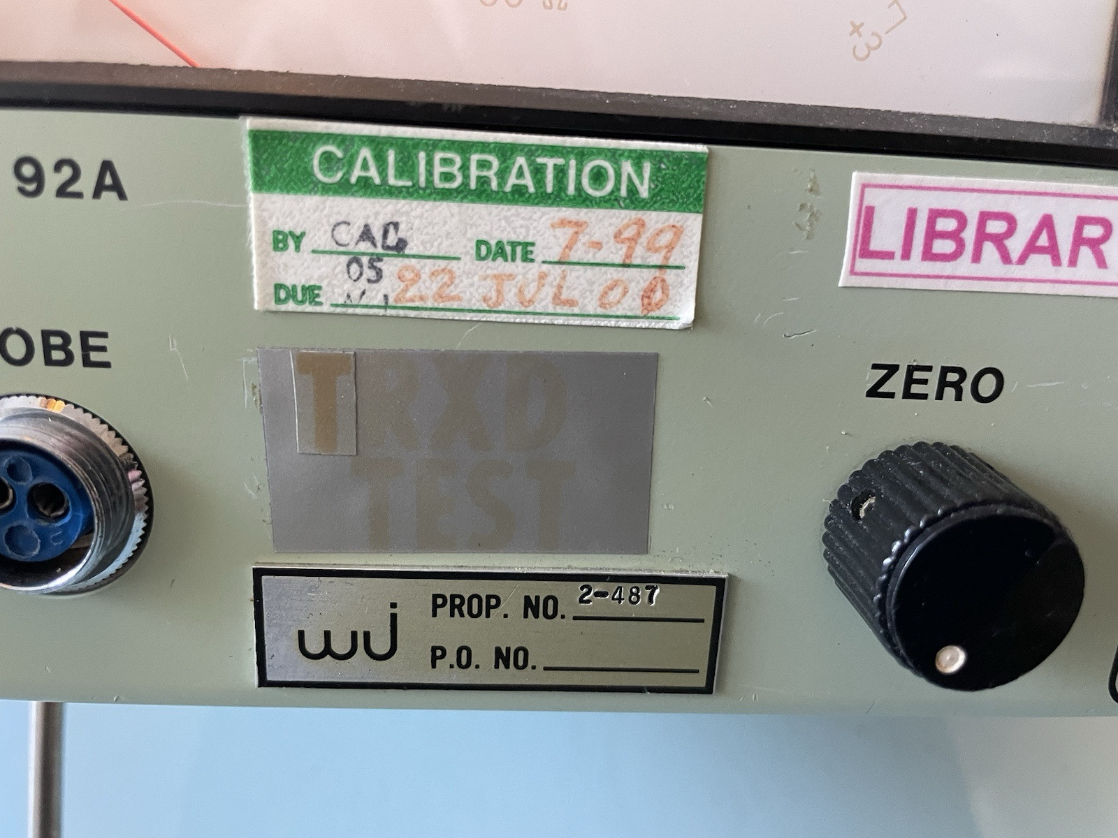 Boonton RF Millivolt Meter Model 92A No Probe Powers On As Is