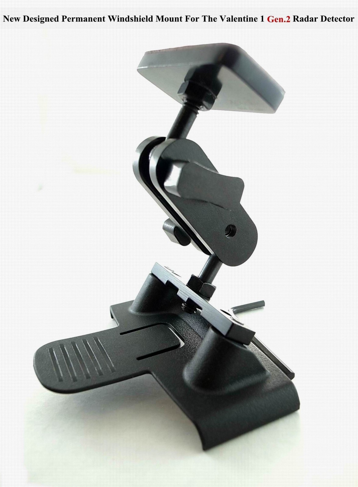 1 New Designed Permanent Windshield Mount For The Valentine Gen 2 Radar Detector