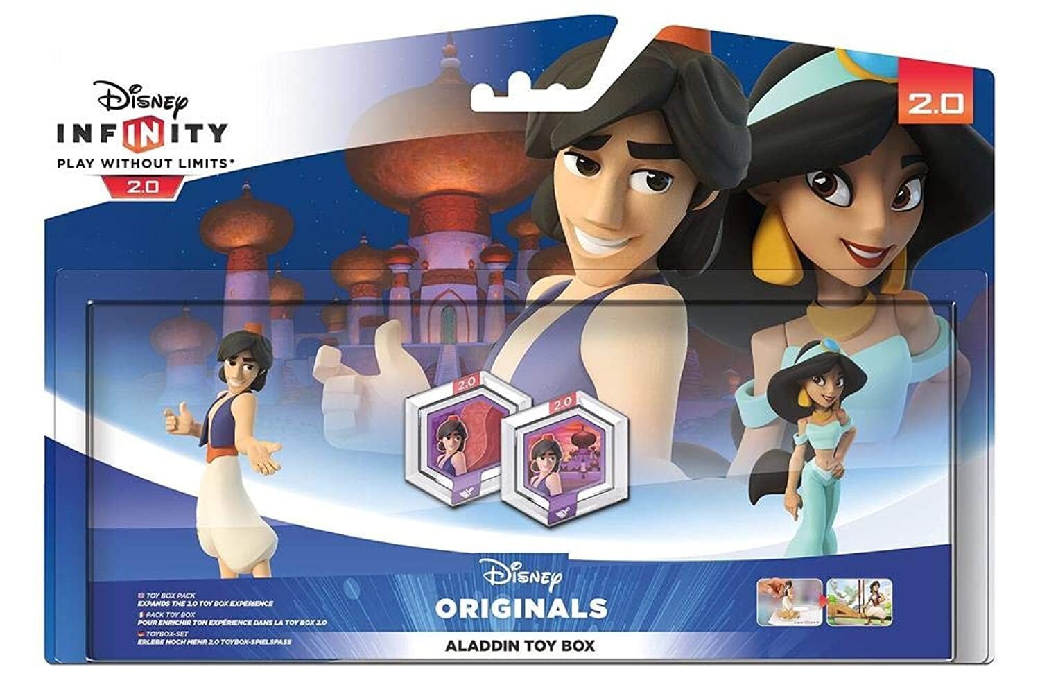 Disney Infinity Originals Aladdin Toy Box Pack Figures Brand New Factory Sealed!