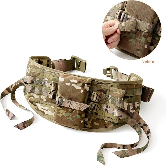 MOLLE Large Pack Frame Capricorn Camo Waist Belt Tactical External Frame System