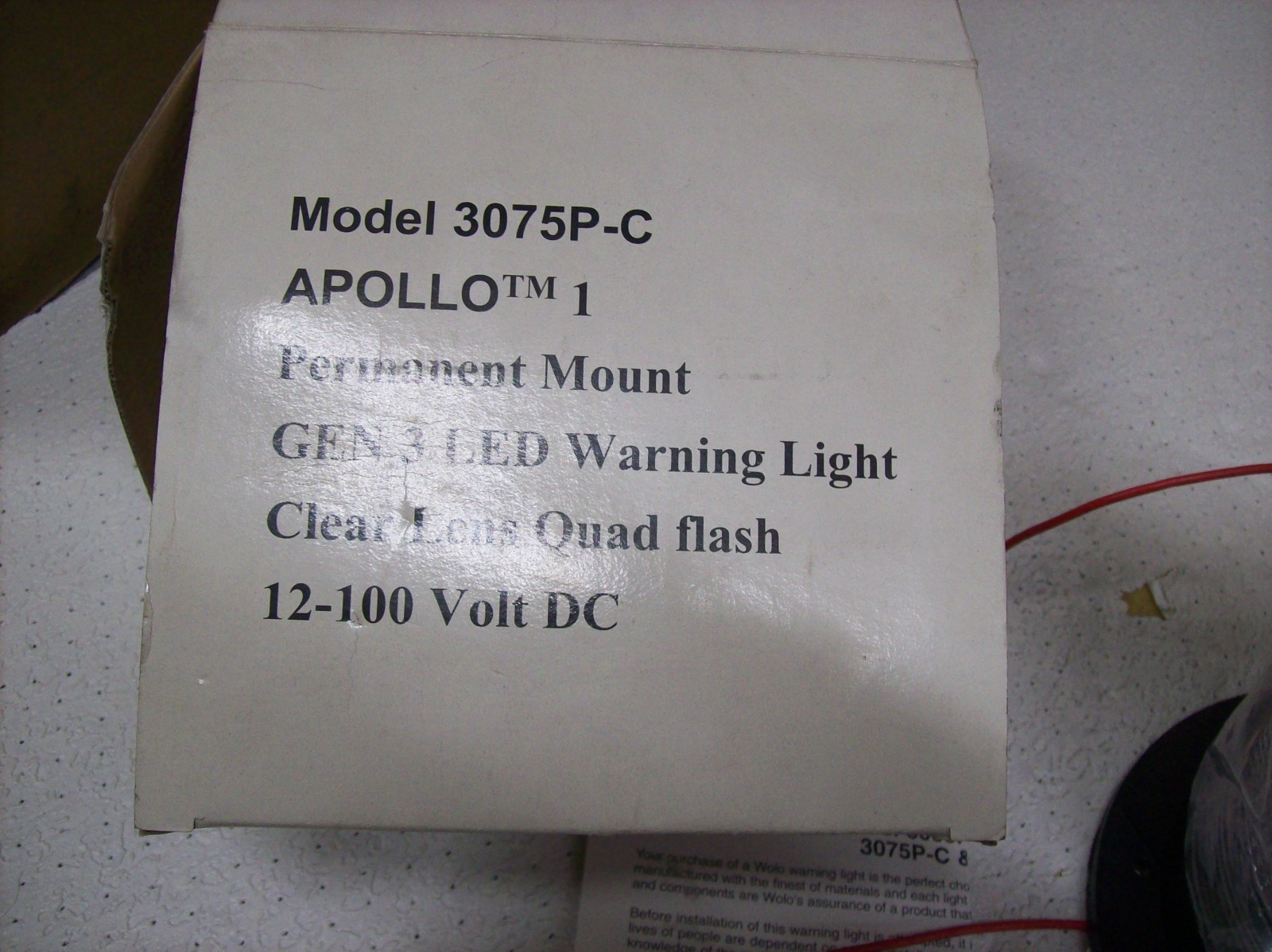 Apollo Genuine LED Clear Light 3075P-C