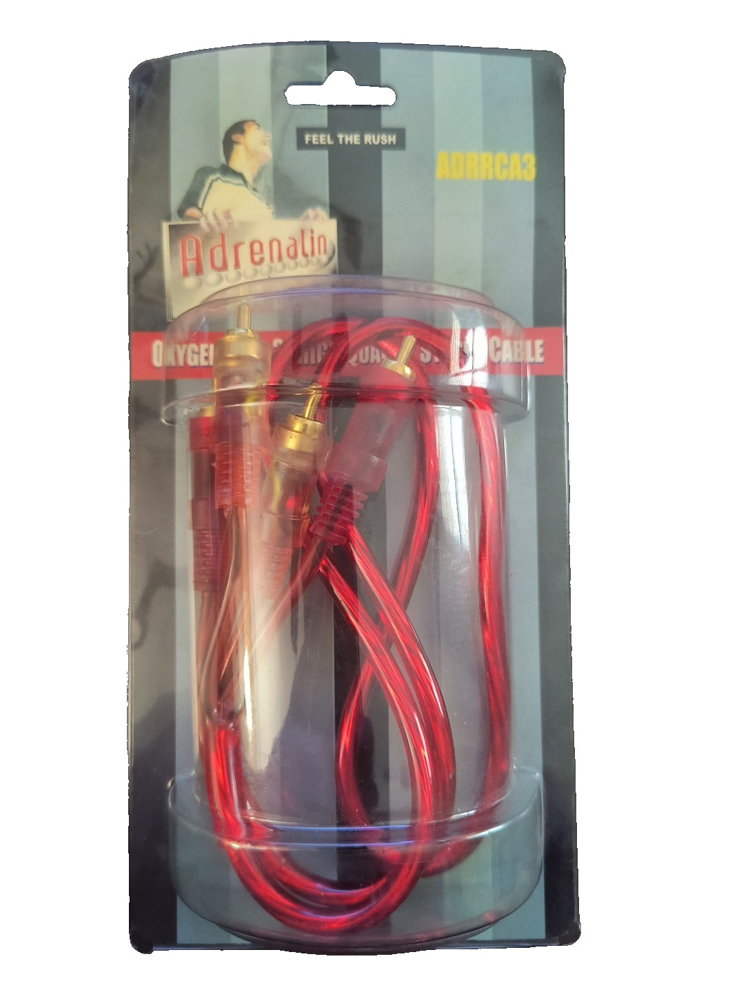 Adrenaline RCA Cables 3' Oxygen Free New IN Package