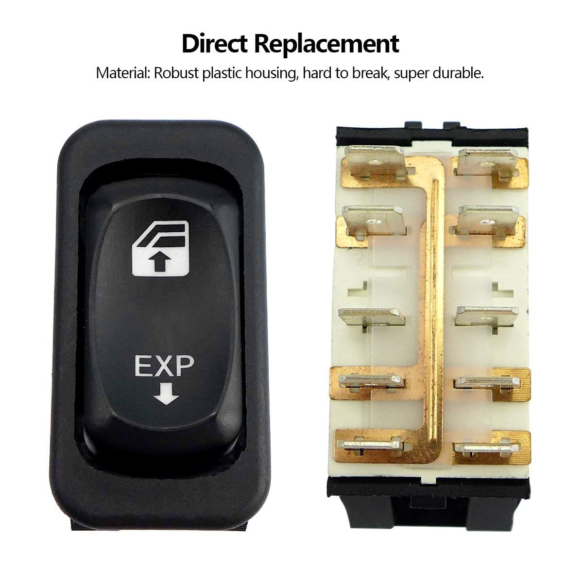 Driver & Passenger Side Window Switch Fit for Freightliner Columbia Century 2001