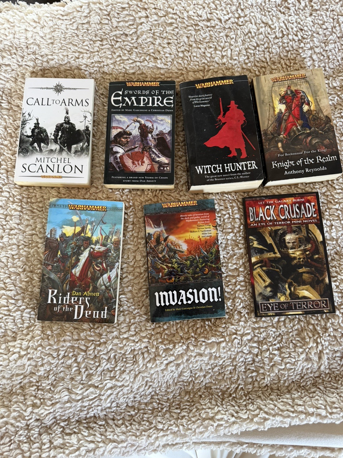 BLACK LIBRARY NOVELS BOOKS BUNDLE x7 WARHAMMER 40K INVASION ETC PAPERBACK