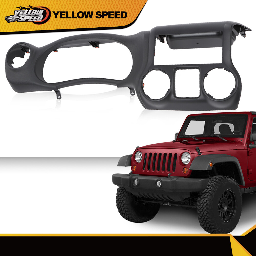 Fit For 2011-2014 Jeep Wrangler Dash Instrument Cluster Trim Panel Bezel New