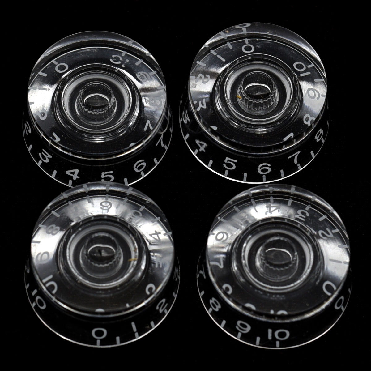 LP Guitar Knob USA Fine Spline Speed Dial Control Knobs for CTS Pots transparent