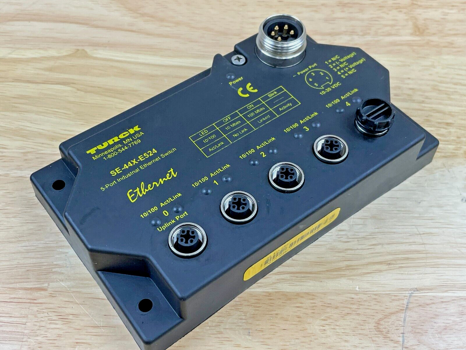 Turck SE-44X-E524 5-Port Industrial Ethernet Switch