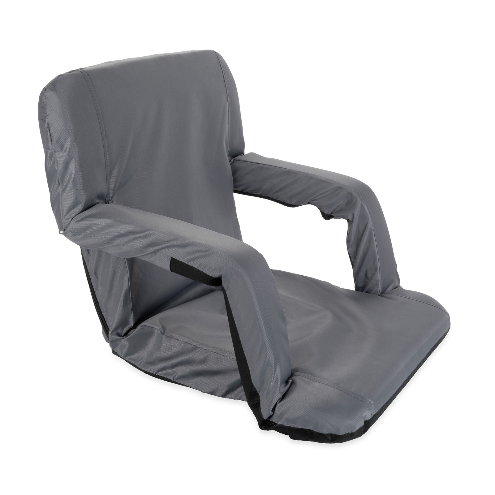 Camco Stadium Seat Foldable Padded Cushion Back Support, Armrests(Open Box)