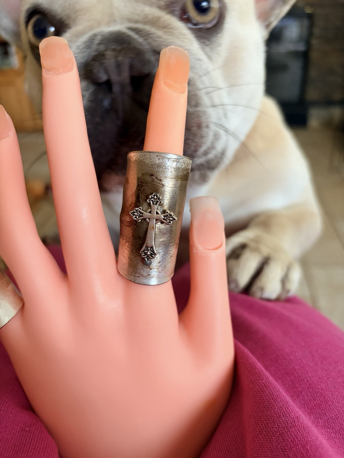 Cross Spoon Bowl Ring