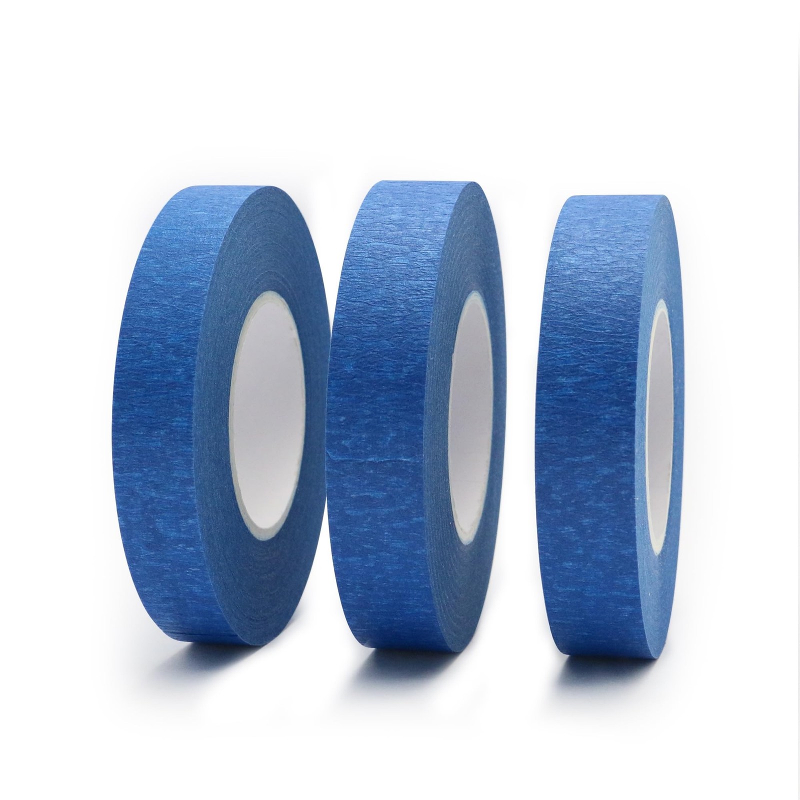 Blue Masking Tape Painters Tape, 0.6 inch X 33 Yards X 3 Rolls, Blue Tape for...