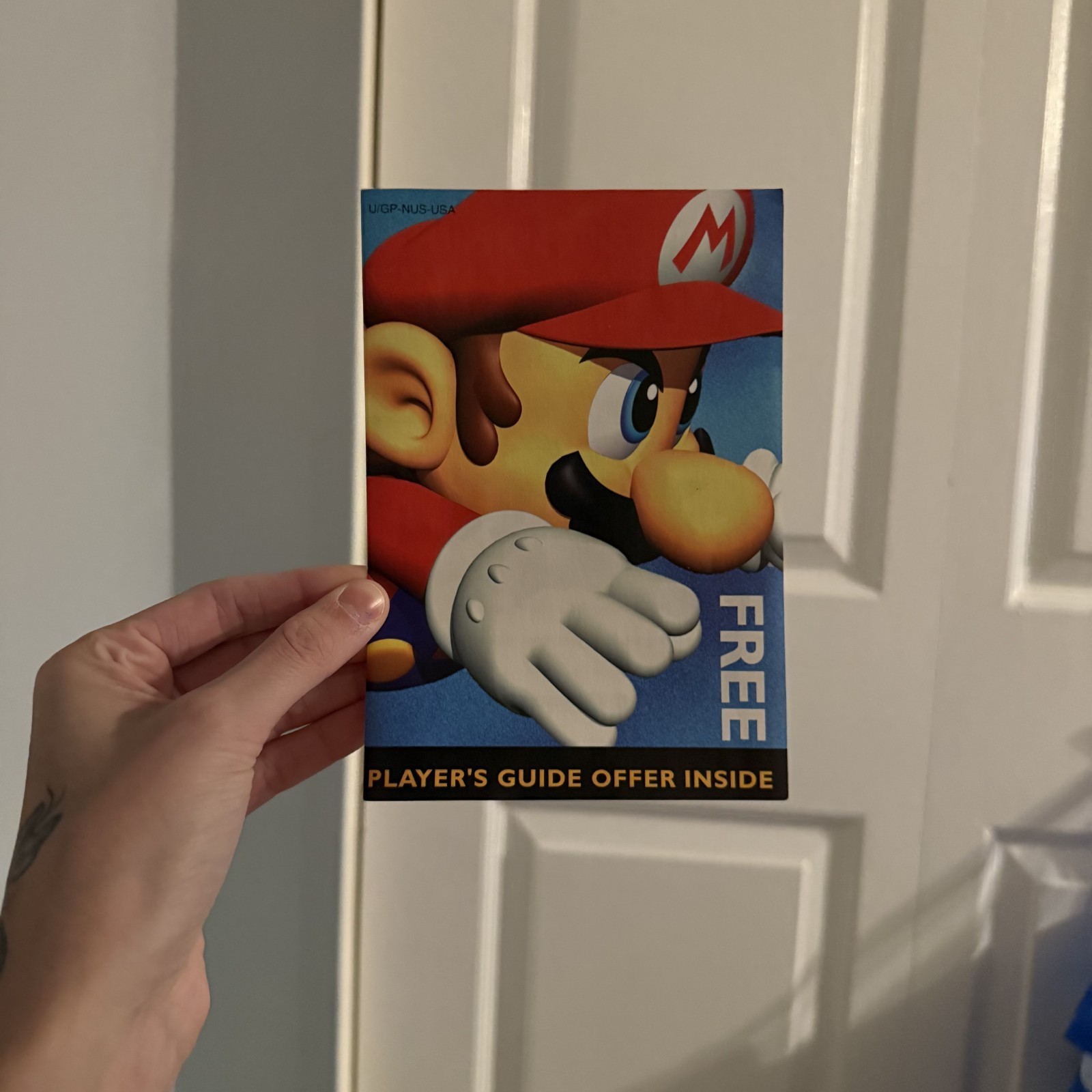 Super Mario 64 Player's Guide Offer Inside! Insert N64 Nintendo Vintage Retro