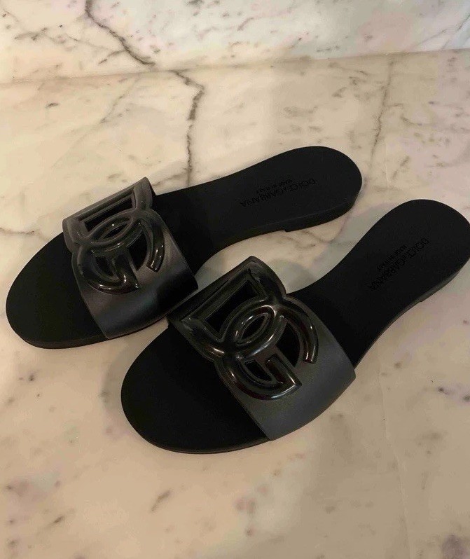 Dolce & Gabbana Rubber Slides Size 9