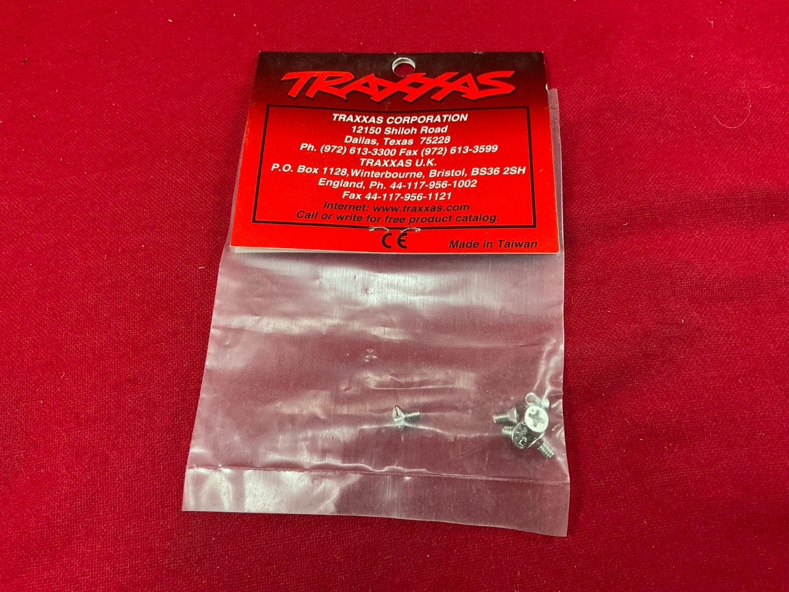 Traxxas 3165 3x5mm COUNTERSUNK phillips SCREWS (6) MACHINE tra3165 vintage