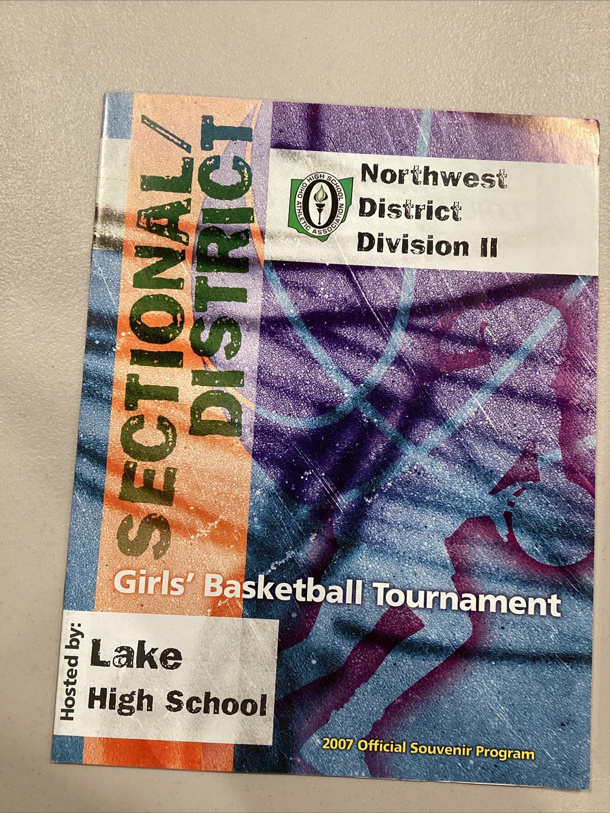 2007 Northeast Ohio District Div II Girls Basketball Tournament Lake HS Program