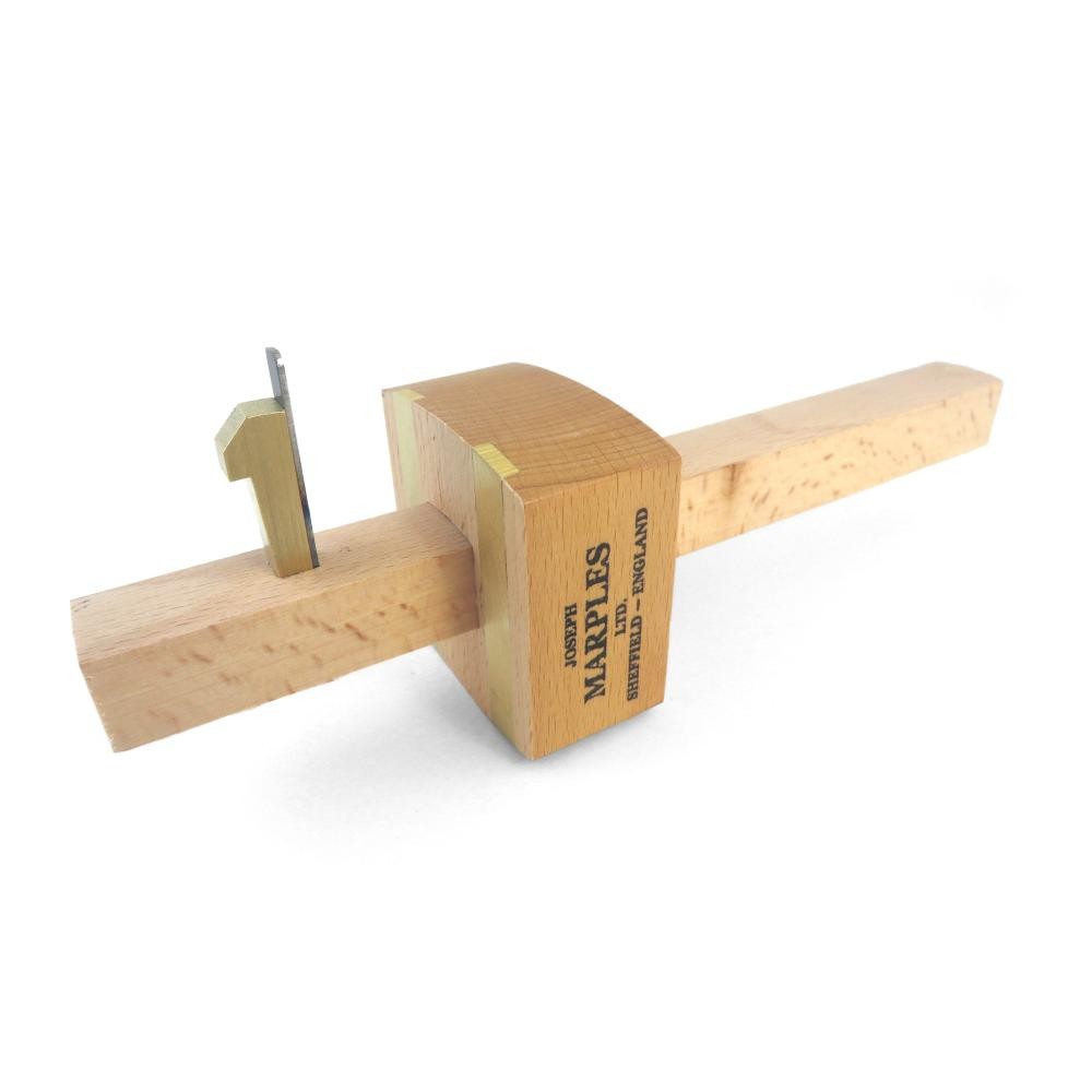 Joseph Marples Cutting / Marking Gauge Beechwood Square Head with Brass Wear Str