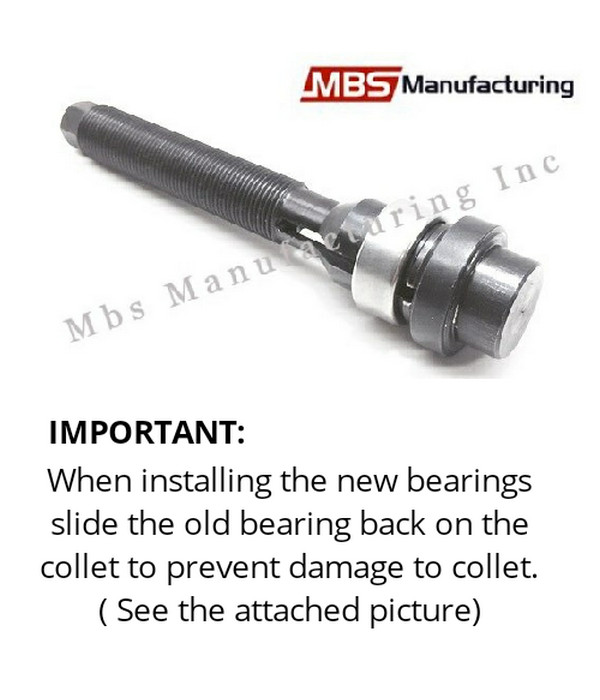 Inner Cam Bearing Installer Puller Set for Harley Davidson TC96 103 110 and Dyna