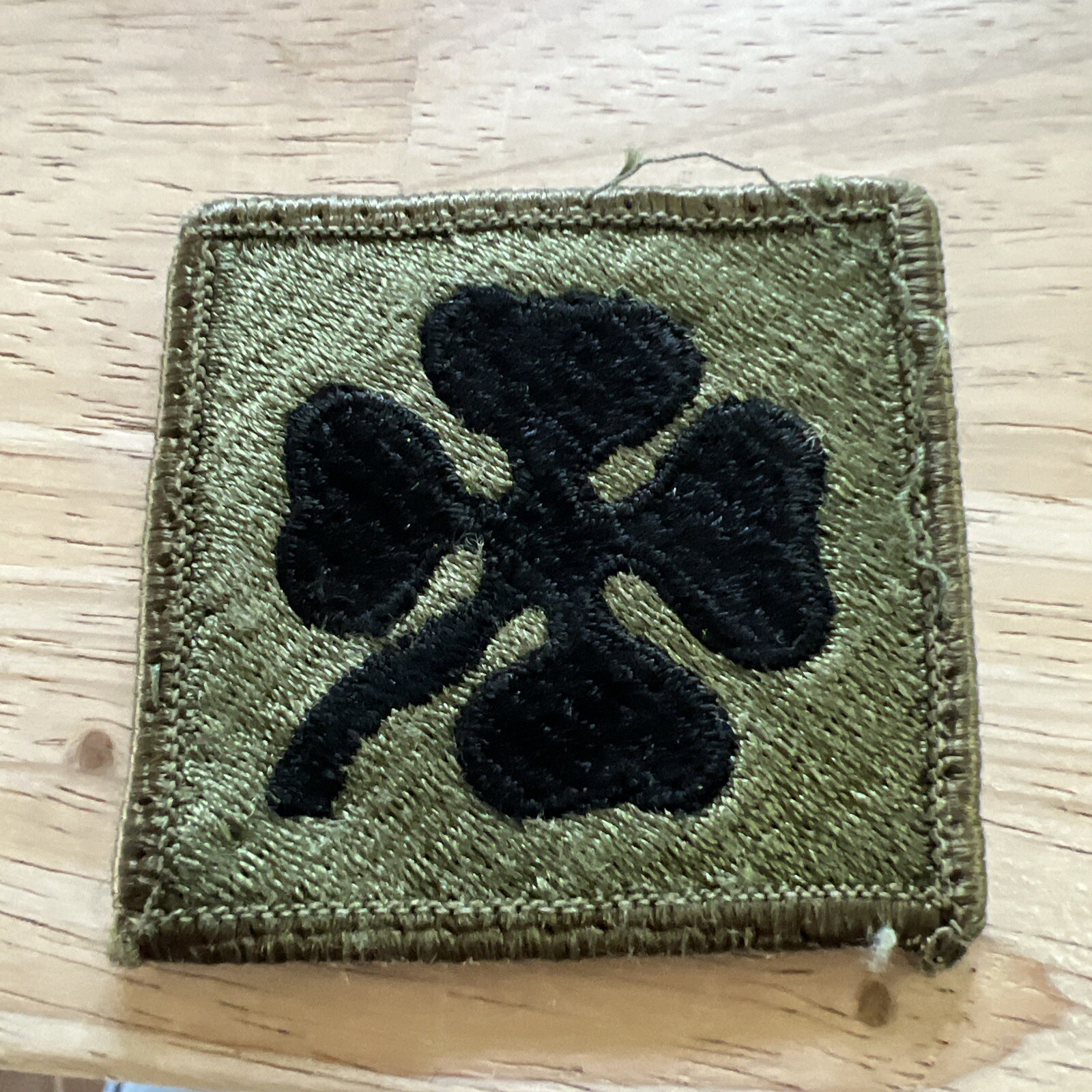 US 4th Army combat subdued shoulder patch
