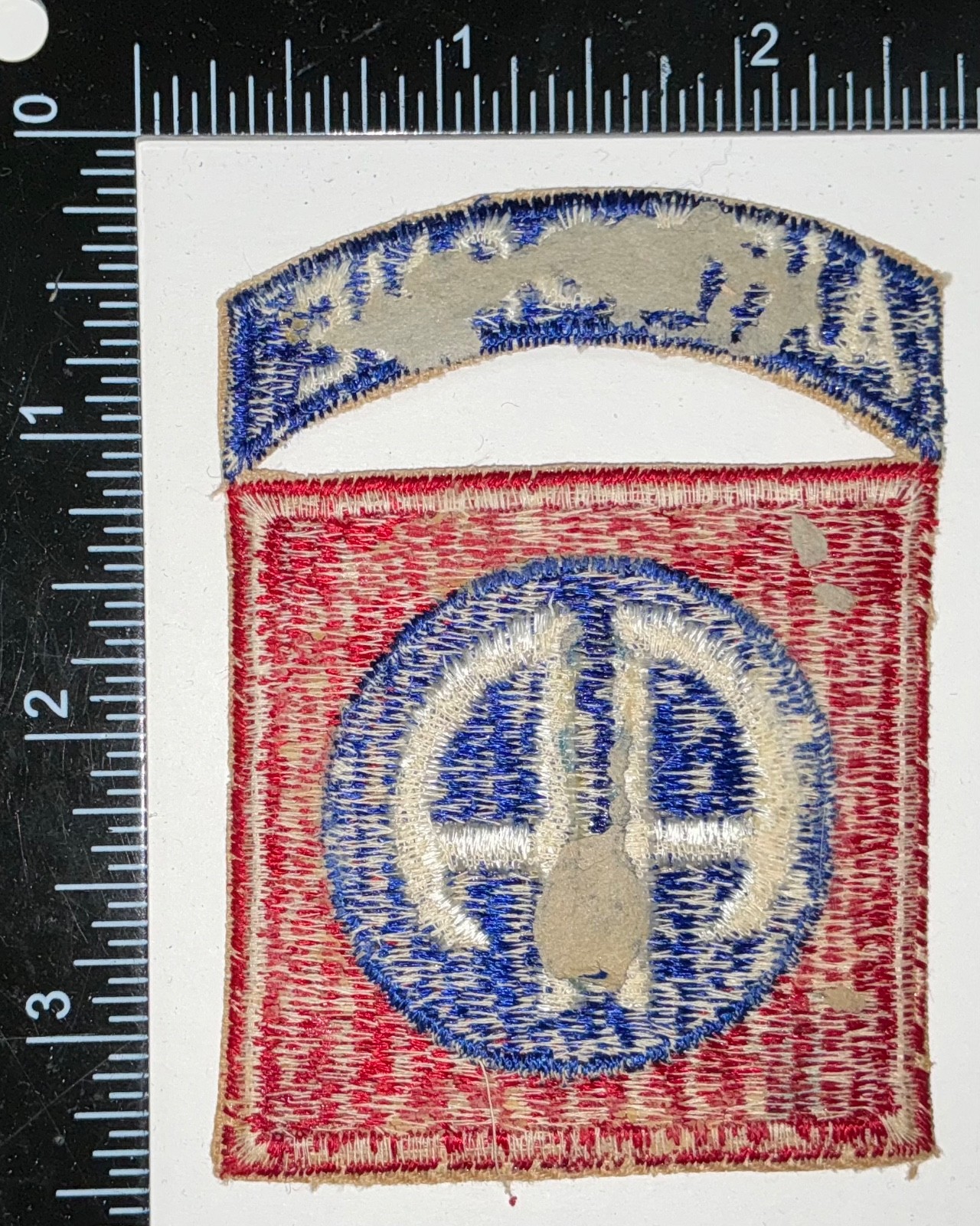 WWII US Army 82nd Airborne Division Attached Tab Patch