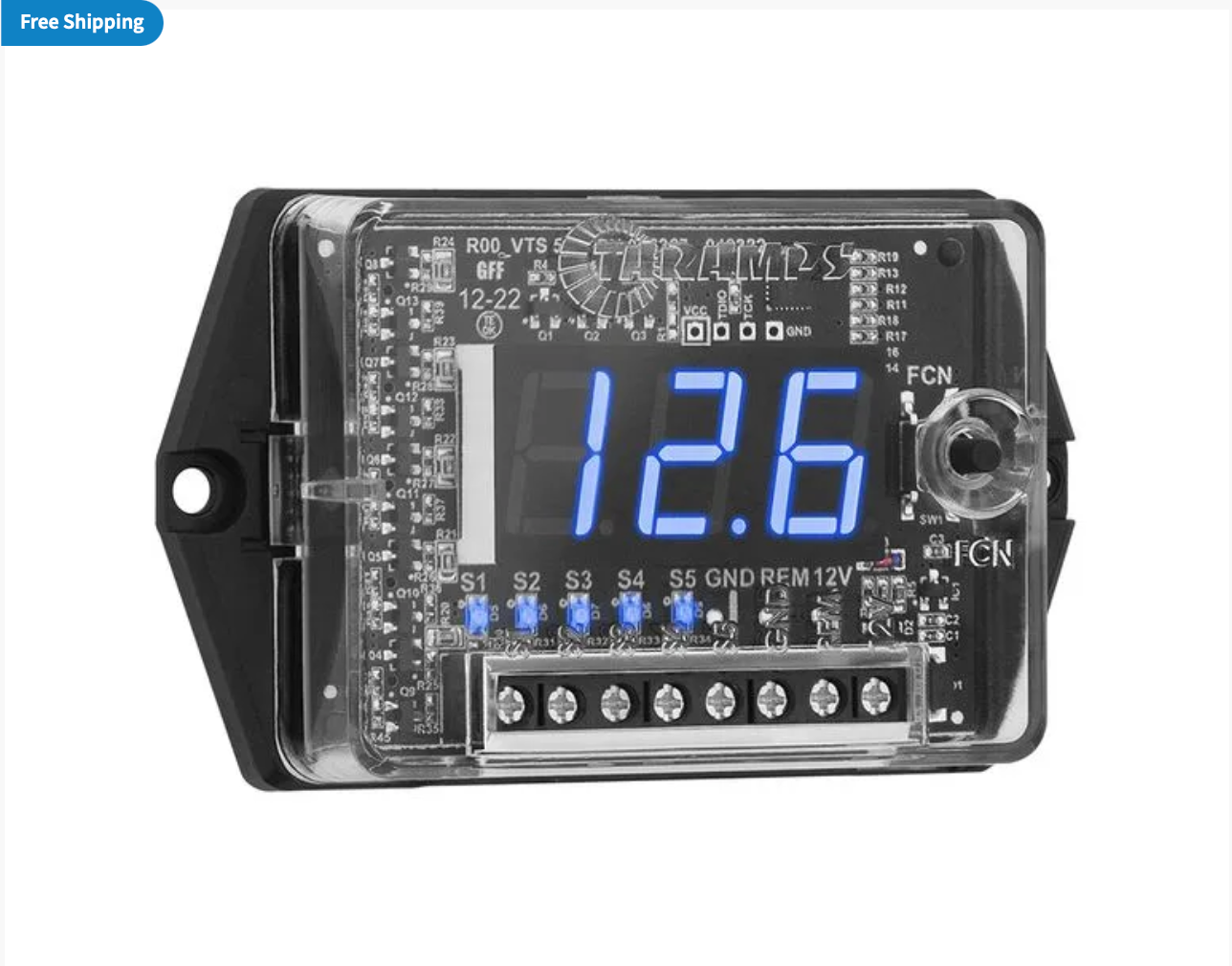 TARAMPS AUTOMOTIVE DIGITAL VOLTMETER AND SEQUENCER VTS 5.1