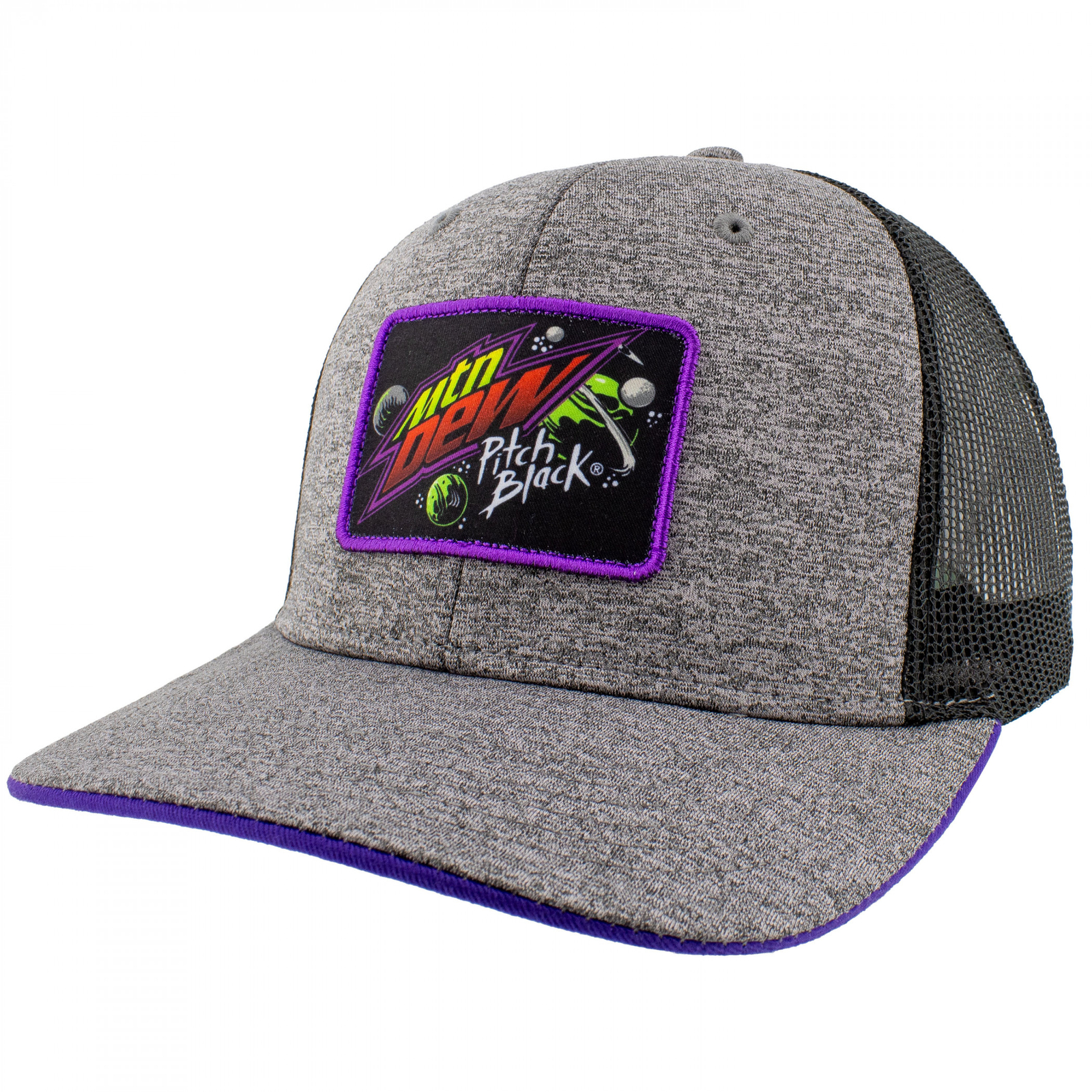 Mountain Dew Pitch Black Patch Cotton Twill Hat Black