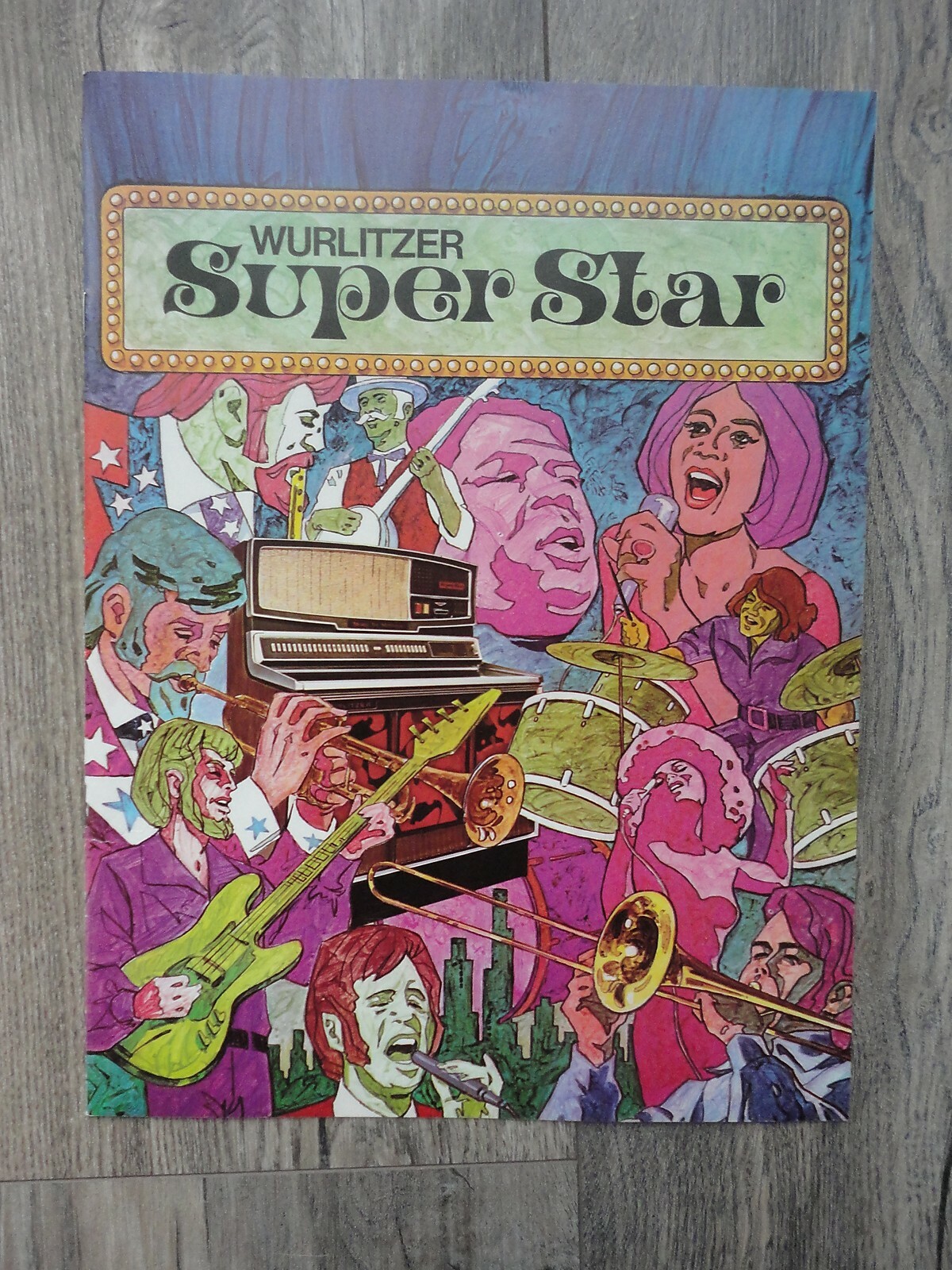 Wurlitzer Super Star Jukebox  Flyer Original Brochure