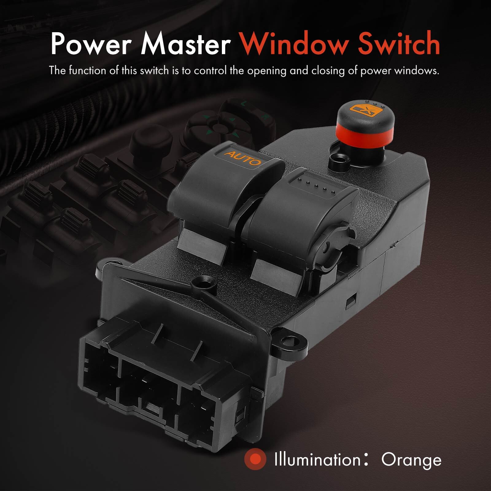 Front Driver Left Side Window Switch for Honda Civic 2001 2002 2003 2004 2005