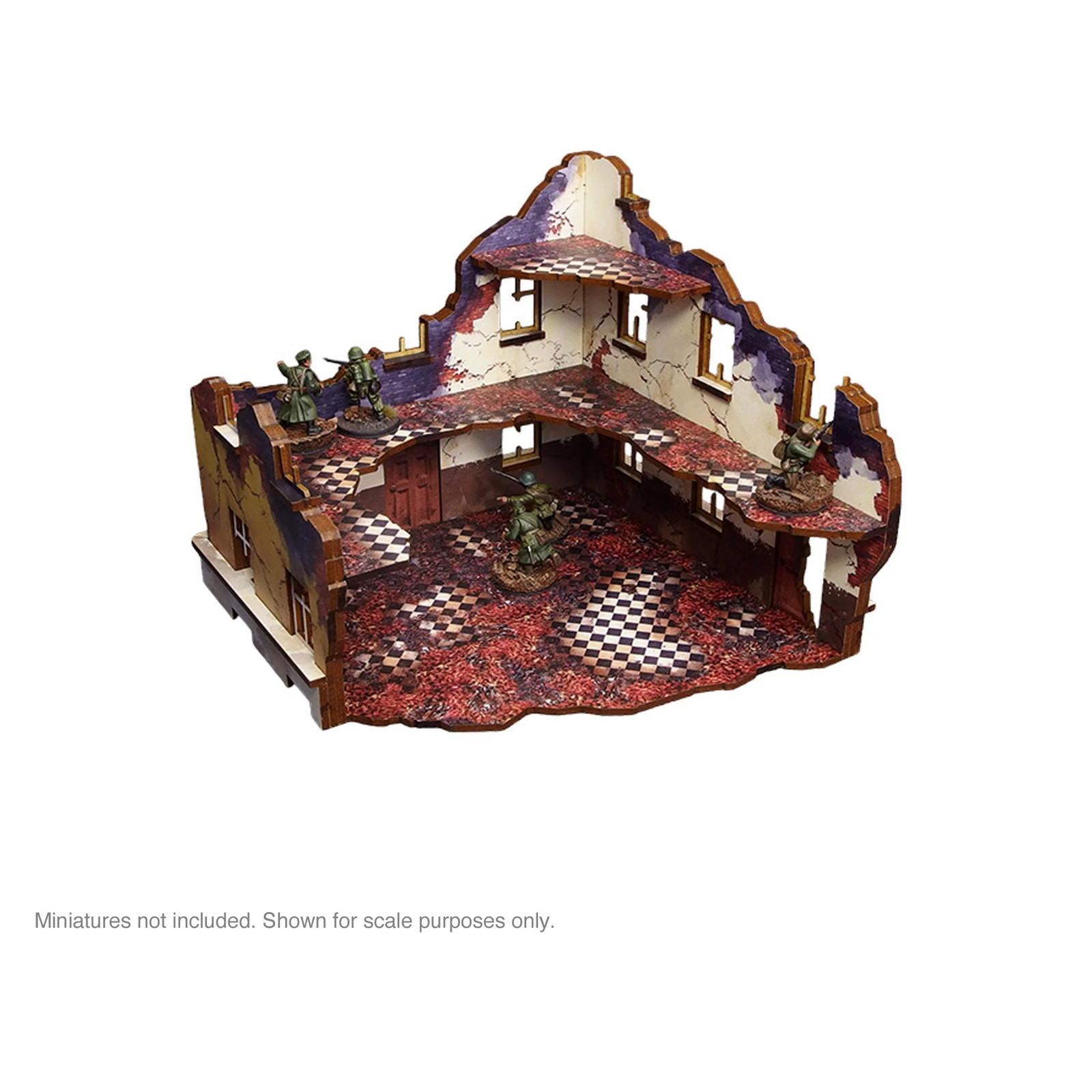 Micro Art Studio WW2 Ostfront Stalingrad: School Right (with 3rd Floor)