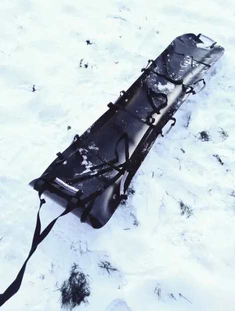 Evacuation plastic stretcher drag (220 cm x 50 cm)