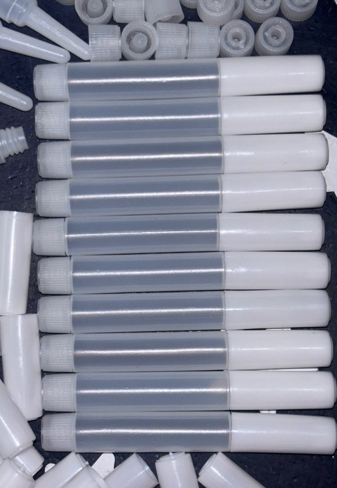 25 Sets 2ml Empty Plastic Squeeze Dropper Bottle Oils Glue Lubes Liquid Dropper