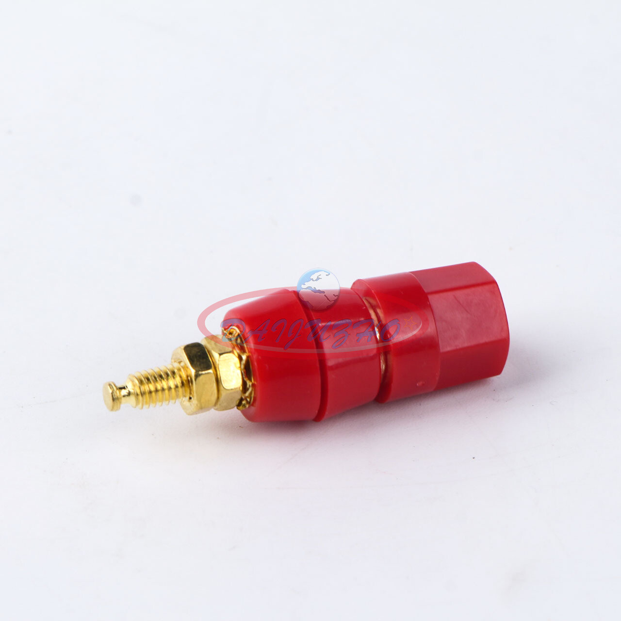 2pcs Audio Speaker Cable Binding Post Connector Gold