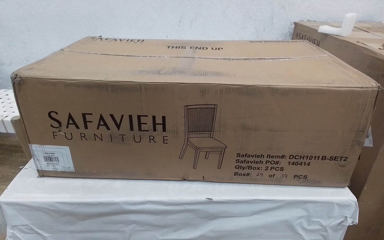 Safavieh LEVY DINING CHAIR, Reduced Price 2172733083 DCH1011B-SET2